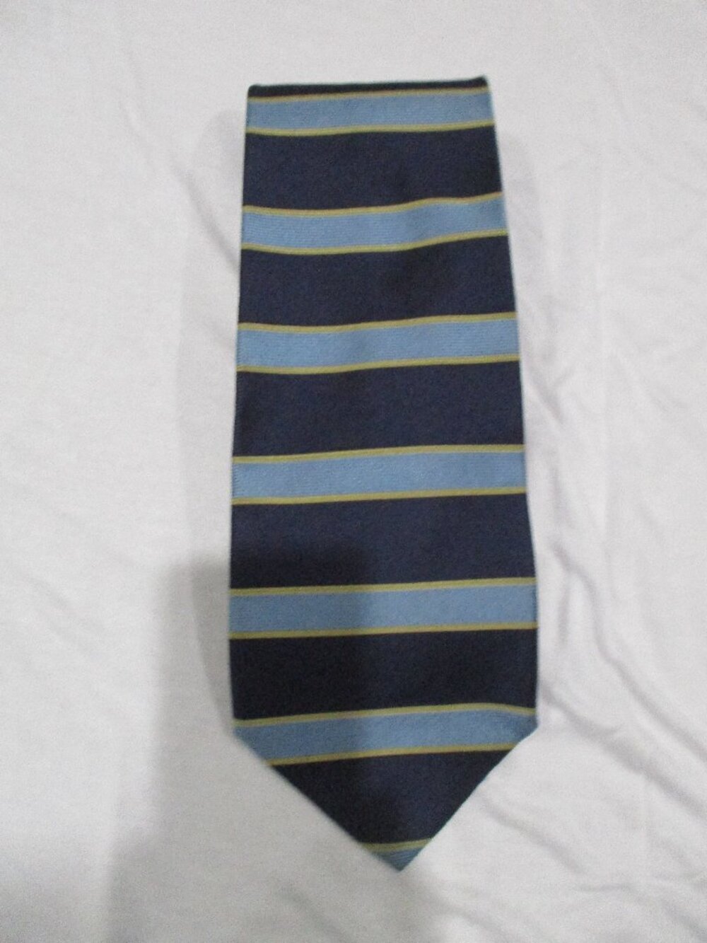 Brooks Brothers All Silk Tie Preppy Blue Stripe